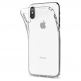 Spigen Liquid Crystal Case - тънък силикнов (TPU) калъф за iPhone XS, iPhone X (прозрачен)  2