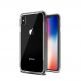 Verus Crystal Chrome Case - хибриден удароустойчив кейс за iPhone XS, iPhone X (прозрачен) 1