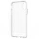 Tech21 Evo Check Case - хибриден кейс с висока защита за iPhone XS, iPhone X (бял-прозрачен) 5