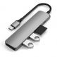 Satechi USB-C Multiport Adapter V2 - мултифункционален хъб за свързване на допълнителна периферия за компютри с USB-C (тъмносив) 6