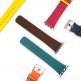 4smarts Leather Duett Wrist Band - кожена каишка за Apple Watch 42мм, 44 мм (зелен-оранжев) 3
