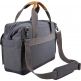 Case Logic Lodo Satchel Travel Bag LODB-115GRA - елегантна чанта с дръжки и презрамка за MacBook Pro 15 и лаптопи до 15.6 инча (тъмносив) 5