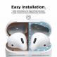 Elago AirPods Dust Guard - комплект метални предпазители против прах за Apple AirPods (розово злато) 4