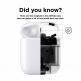 Elago AirPods Dust Guard - комплект метални предпазители против прах за Apple AirPods (златист) 5