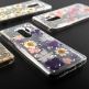 4smarts Soft Cover Glamour Bouquet - силиконов (TPU) калъф с цветя за Samsung Galaxy S9 Plus (прозрачен-бял) 1