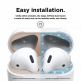 Elago AirPods Dust Guard - комплект метални предпазители против прах за Apple AirPods (розово злато-мат) 5