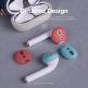 Elago Airpods Secure Fit - антибактериални силиконови калъфчета за Apple Airpods (бял) (4 броя) (червен) 4
