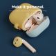 Elago Airpods Secure Fit - антибактериални силиконови калъфчета за Apple Airpods (бял) (4 броя) (жълт) 4