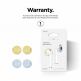 Elago Airpods Secure Fit - антибактериални силиконови калъфчета за Apple Airpods (бял) (4 броя) (жълт) 7