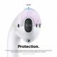 Elago Airpods Secure Fit - антибактериални силиконови калъфчета за Apple Airpods (бял) (4 броя) (розов) 2