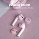 Elago Airpods Secure Fit - антибактериални силиконови калъфчета за Apple Airpods (бял) (4 броя) (розов) 6
