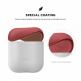 Elago Duo Silicone Case - силиконов калъф за Apple Airpods (бял-фосфор) 3