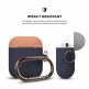 Elago Duo Hang Silicone Case - силиконов калъф за Apple Airpods (тъмносин) 3
