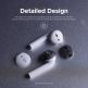 Elago Airpods Secure Fit - антибактериални силиконови калъфчета за Apple Airpods (бял) (4 броя) (бял) 7