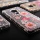 4smarts Soft Cover Glamour Bouquet - силиконов (TPU) калъф с цветя за Huawei Mate 20 (бял) 1