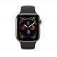Apple Watch Series 4, 40mm Space Black Stainless Steel Case with Black Sport Band, GPS + Cellular - умен часовник от Apple 1