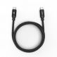 ADAM Elements CASA C200 USB-C Cable 100W - USB-C към USB-C кабел за MacBook и устройства с USB-C порт (200 cm) (черен) 2