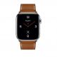 Apple Watch Hermès Series 4, 44mm Stainless Steel Case with Fauve Barenia Leather Single Tour Deployment Buckle, GPS + Cellular - умен часовник от Apple 1