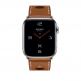 Apple Watch Hermès Series 4, 44mm Stainless Steel Case with Fauve Grained Barenia Leather Single Tour Rallye, GPS + Cellular - умен часовник от Apple 1