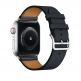 Apple Watch Hermès Series 4, 44mm Stainless Steel Case with Indigo Swift Leather Single Tour, GPS + Cellular - умен часовник от Apple 2