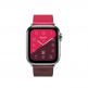 Apple Watch Hermès Series 4, 40mm Stainless Steel Case with Bordeaux/Rose Swift Leather Single Tour, GPS + Cellular - умен часовник от Apple 1