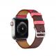 Apple Watch Hermès Series 4, 40mm Stainless Steel Case with Bordeaux/Rose Swift Leather Single Tour, GPS + Cellular - умен часовник от Apple 3
