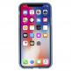 Incase Protective Guard Cover - удароустойчив силиконов калъф за iPhone XS, iPhone X (син) 4