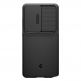 Тънък качествен силиконов (TPU) калъф с капак за камерата за Samsung Galaxy S26 Ultra - Spigen Optik Armor Case (черен) 1