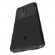 Тънък качествен силиконов (TPU) калъф с капак за камерата за Samsung Galaxy S26 Ultra - Spigen Optik Armor Case (черен) 3