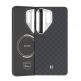Удароустойчив кевларен кейс с MagSafe за Samsung Galaxy S26 Ultra - Benks Magnetic Armor Pro ArmorGrid Kevlar Case Metal Frame Case 600D (черен) 1