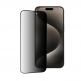 Premium 3D Privacy Tempered Glass for iPhone 16 Pro (black-clear) 1