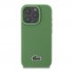 Дизайнерски кожен кейс с MagSafe за iPhone 16 Pro - Lacoste Iconic Petit Pique Woven Logo MagSafe Case (зелен) 2