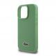 Дизайнерски кожен кейс с MagSafe за iPhone 16 Pro - Lacoste Iconic Petit Pique Woven Logo MagSafe Case (зелен) 4
