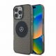 Хибриден удароустойчив кейс с MagSafe за iPhone 16 Pro Max - Mercedes-Benz Star Pattern MagSafe Case (черен) 1