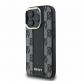 Дизайнерски кожен кейс с MagSafe за iPhone 16 Pro - DKNY PU Checkered Pattern MagSafe Leather Hard Case (черен) 2