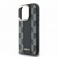Дизайнерски кожен кейс с MagSafe за iPhone 16 Pro - DKNY PU Checkered Pattern MagSafe Leather Hard Case (черен) 3