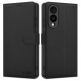 Кожен калъф, тип портфейл за Samsung Galaxy S25 Edge - Tech-Protect Wallet Leather Flip Case (черен) 2