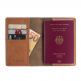 JT Berlin Leather Passport Wallet Tegel - елегантен кожен портфейл (кафяв) 3