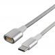 4smarts Magnetic USB-C to USB-C Cable GRAVITYCord 2.0 Ultimate - USB-C кабел с магнитен накрайник за устройства с USB-C (180см) (сребрист) 2