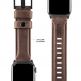 Urban Armor Gear Leather Strap - кожена (естествена кожа) каишка за Apple Watch 42мм, 44мм (кафяв) 6