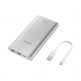 Samsung ULC Fast Charge Power Bank 10000 mAh (MicroUSB) EB-P1100BP - външна батерия с 2хUSB и MicroUSB изходи (сребрист) 2