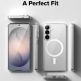 Хибриден кейс с висока степен на защита с MagSafe за Samsung Galaxy S26 - Ringke Fusion Magnetic Case (прозрачен) 4