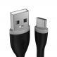Satechi Flexible USB-C Charging Cable - гъвкав USB към USB-C кабел за устройства с USB-C порт (25 см.) (черен) 1
