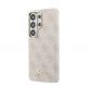 Дизайнерски кожен кейс с MagSafe за Samsung Galaxy S26 Ultra - Guess PU 4G Script Metal Logo Magnetic Case (розов) 1
