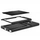 Хибриден удароустойчив кейс с отделение за кр. карти за Samsung Galaxy S26 Ultra - Spigen Slim Armor CS Case (черен) 7