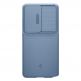 Тънък качествен силиконов (TPU) калъф с капак за камерата за Samsung Galaxy S26 Ultra - Spigen Optik Armor Case (син) 1
