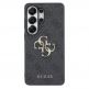 Дизайнерски кожен кейс за Samsung Galaxy S26 Ultra - Guess PU 4G Metal Logo Leather Hard Case (сив) 2