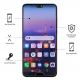 Eiger Tri Flex High Impact Film Screen Protector - качествено защитно покритие за дисплея на Huawei P20 (два броя) 2