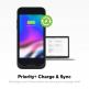 Mophie Juice Pack Air & Charging Base Bundle - удароустойчив кейс с вградена батерия 2525mAh с безжично зареждане и пад за безжично зареждане за iPhone 8, iPhone 7 (златист) 4