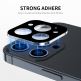 Предпазнo стъклено защитно покритие за камерата на iPhone 17 Pro Max - Techsuit Full Camera Glass (черен) 2